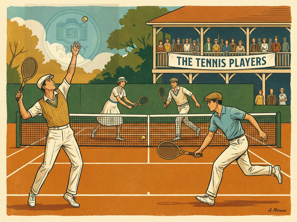 Tennis Illustration